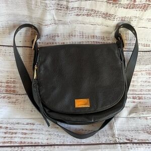 Juicy Couture Black Shoulder Bag with Gold Accents